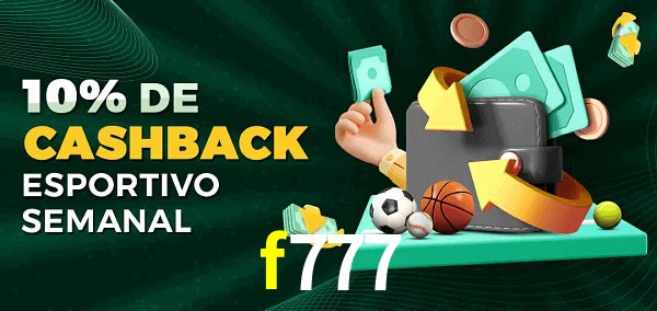 10% de bônus de cashback na f777